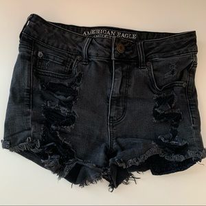 AE mid rise shorts